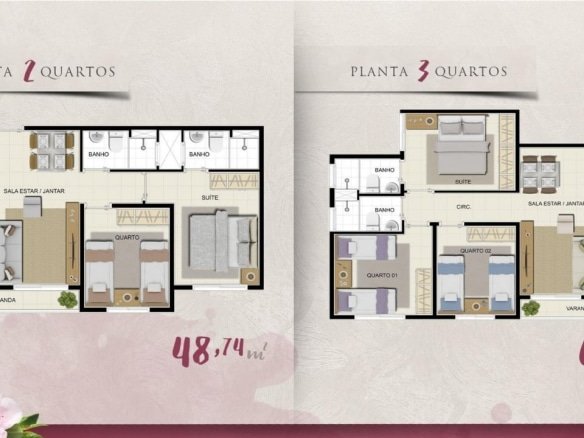 Lançamento Jardim das Cerejeiras Apartamento Manaus