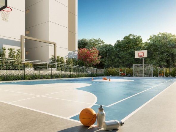 Residencial Predilleto Ponta Negra - RD Engenharia - quadra de futsal