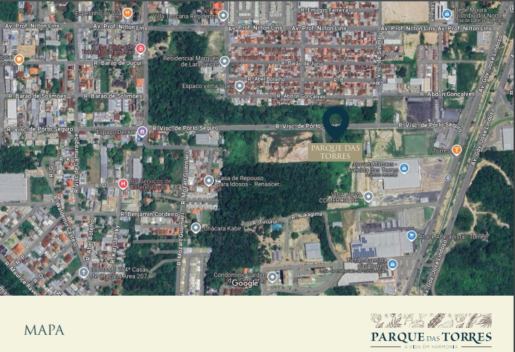 Parque das Torres LOCALIZAÇÃO