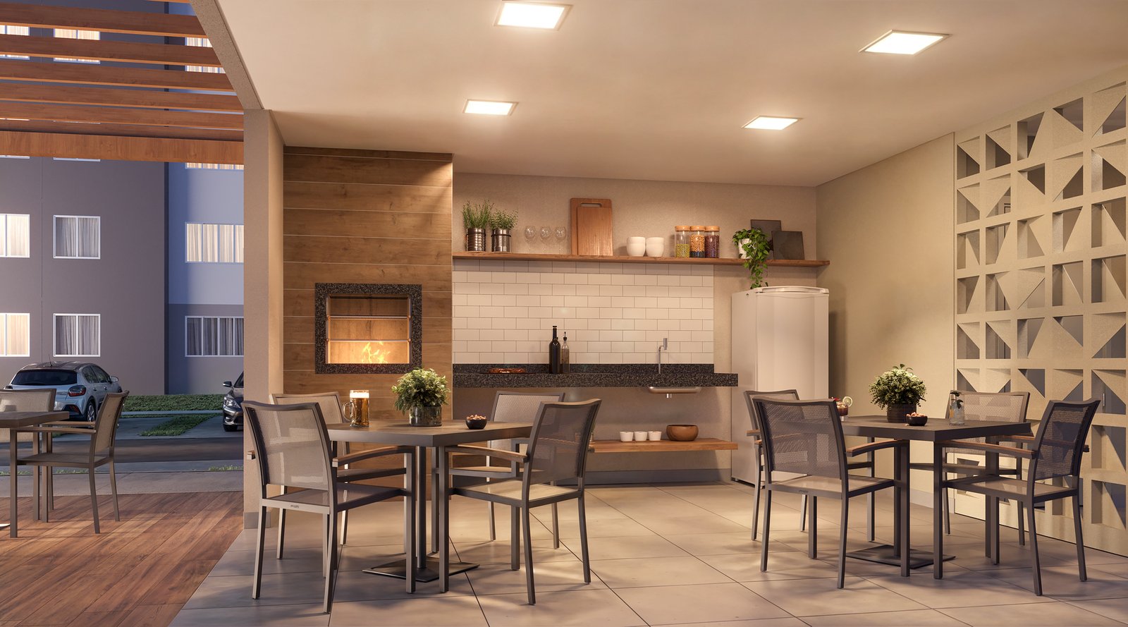 lancamento apartamento 2 quartos mcmv ideal + porto buriti CHURRASQUEIRA