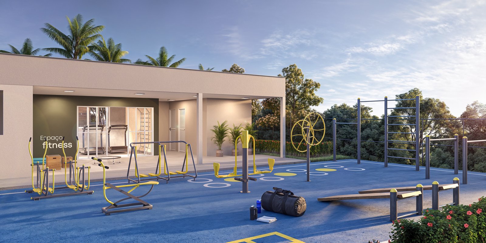 lancamento apartamento 2 quartos mcmv ideal + porto buriti ESPAÇO FITNESS