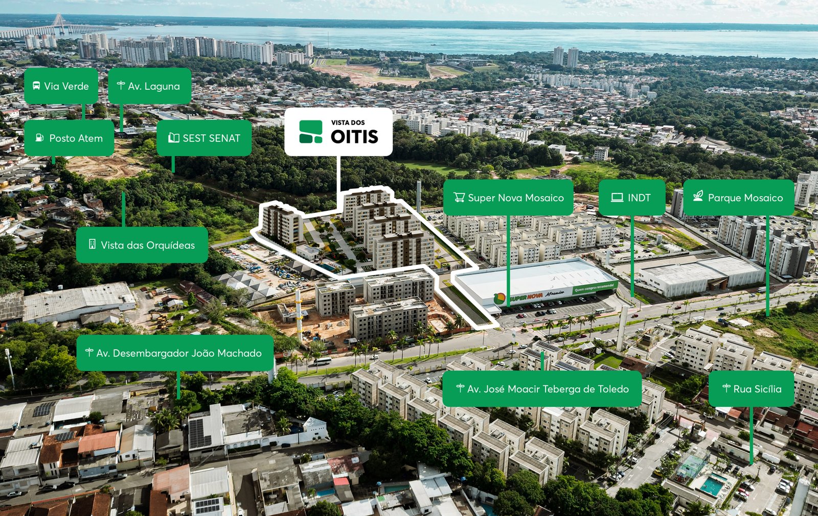 Apartamento 2 Quartos no Vista dos Oitis MRV – Parque Mosaico, Manaus