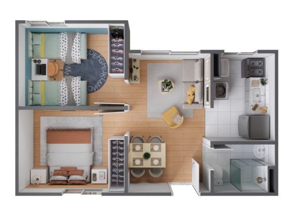 Ideal+ Lagos | Apartamentos de 2 Quartos no Tarumã, Manaus
